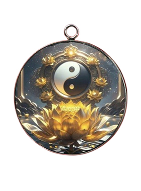 时来运转吸金莲财运亨通随身挂件