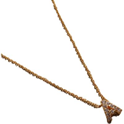 百搭气质项链英文字母吊坠锁骨链