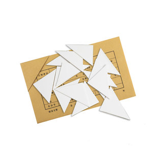 畅捷表单凭证装订神器三角形垫片纸三角装订纯白板厚度1mm 1.5mm 2mm垫片会计财务辅助直角办公填充全白