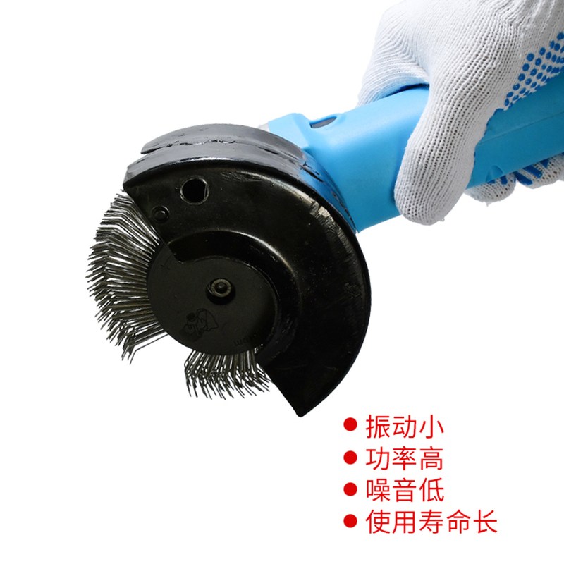 威林电动除锈机船舶甲板上漆除漆除氧皮WL-6050C钢板打锈打沙机