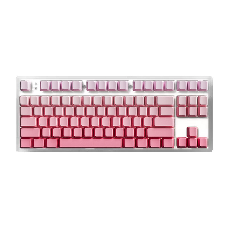 腹灵MK870pro草莓大福机械键盘