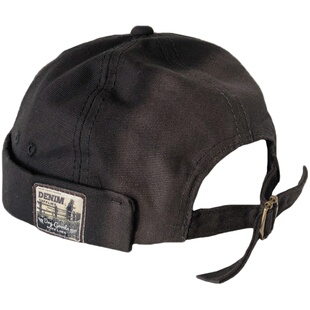 夏季薄款无帽檐瓜皮帽地主帽女街头潮人嘻哈帽子流氓帽雅痞帽男春