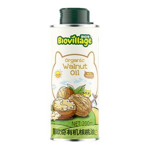 碧欧奇有机100%核桃油辅食用油