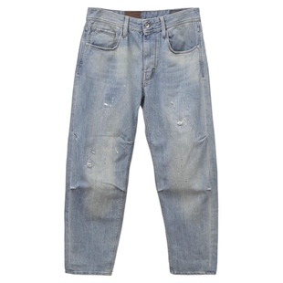 ABLE JEANS滑板裤男牛仔裤秋季新款立体剪裁休闲长裤复古潮流男裤