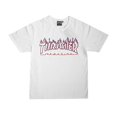 日版紫火镂空短袖限定