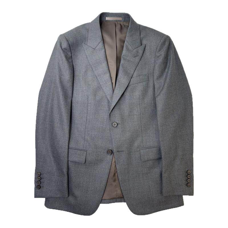 报喜鸟100%绵羊毛格子西服套装