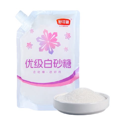 舒可曼优级白砂糖传统碳化工艺烘焙甜品清甜不腻用途广泛糖水