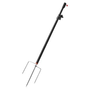 四脚铝合金三合一多功能野钓地插支架钓鱼支架炮台拉饵盘地插架