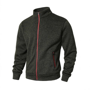 2026秋冬外贸男装立领卫衣长袖运动休闲夹克开衫外套Men's jacket