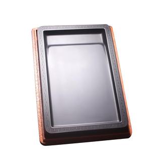 大号精品长方形安徽歙砚天然砚台研磨老坑实用壶承干泡台书法摆件