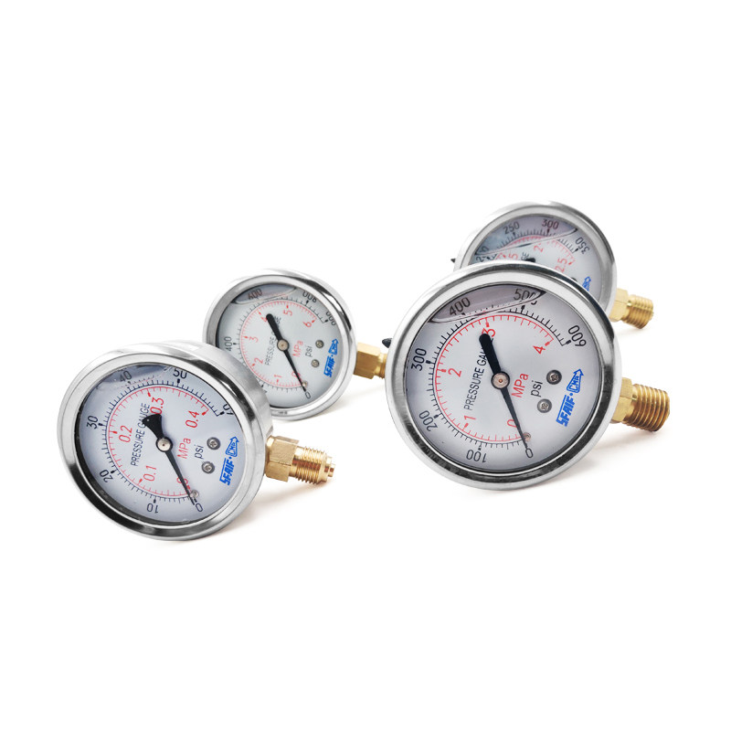 径向压力表轴向背式液压油