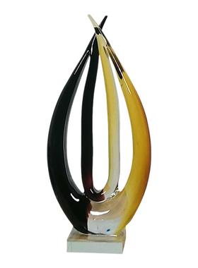 欧式风淄博博山电视柜琉璃工艺品