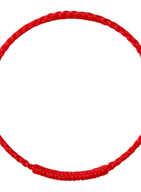 【纯手工编织】金刚结红绳手链