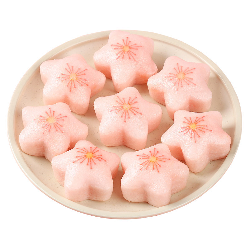 樱花糕发糕蒸糕喜宴点心半成品