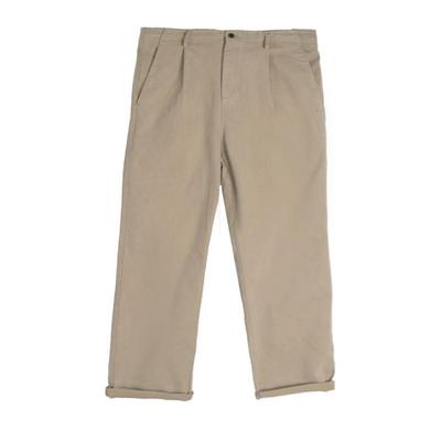 朴术日系风卡其色休闲长裤