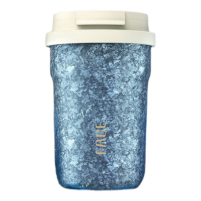 face渐变纯钛保温咖啡杯