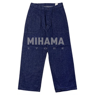 现货 orSlow WIDE FIT US DENIM UTILITY PANTS 宽松复古牛仔裤