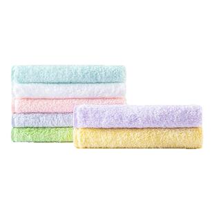 内野4条装全棉花糖纯棉吸水柔软男女婴儿童毛巾无捻纱洗脸巾方巾