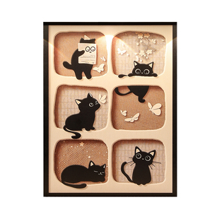 中古风玄关装饰摆件放钥匙收纳进门口鞋柜法式复古软装新中式摆画