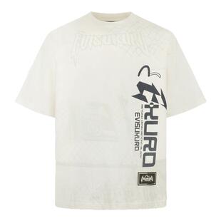 EVISU KURO男士商标海鸥印花T恤2ESGNM5TS5035OSCT