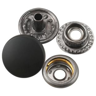 工装羽绒服按扣免缝钉扣金属四合扣子母扣棉服外套暗扣摁纽扣扣子