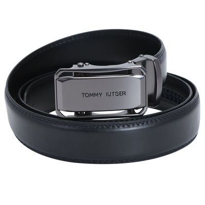 TOMMY皮带男牛皮汤米自动扣腰带