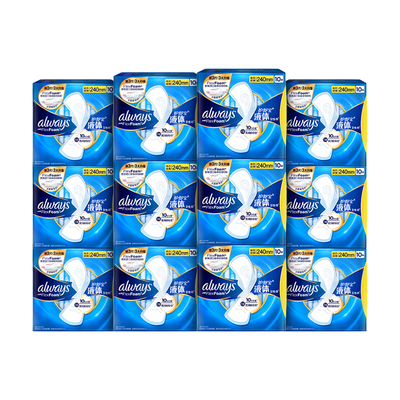 护舒宝液体卫生巾成箱囤货