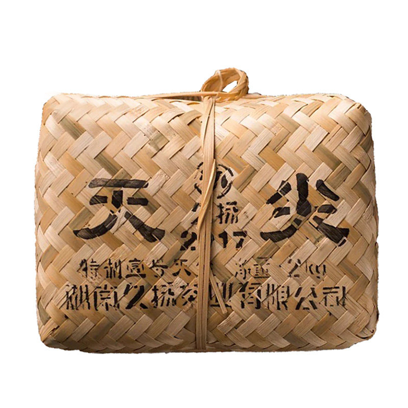 安化黑茶正宗2014久扬天尖竹篓