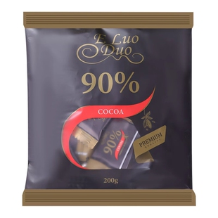 纯可可脂巧克力俄罗斯进口俄洛哆85%纯黑特苦巧克力迷你独力包装