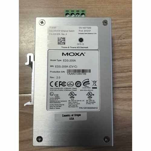 Moxa Eds205A Industrial Ethernet Switch 5Port Network Condui