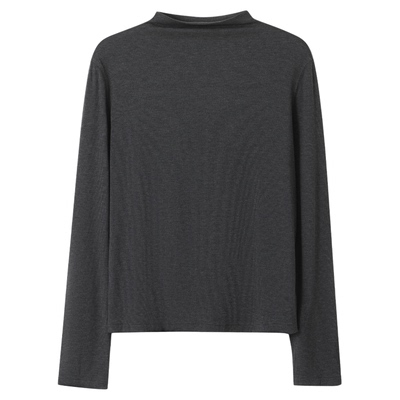 bbfer本依凡【牛油果】长袖T恤纯色百搭打底内搭冬款半高领女0057