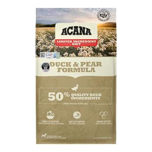 【自营】ACANA/爱肯拿鸭肉梨低敏去泪痕成犬狗粮11.4kg临期26-12