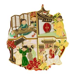 中国科举博物馆文创金榜题名春风得意冰箱贴中高考开学升学纪念品