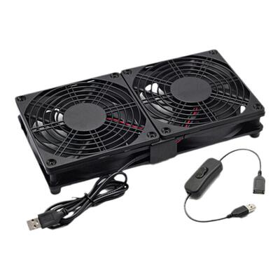 路由器散热静音USB风扇大风量