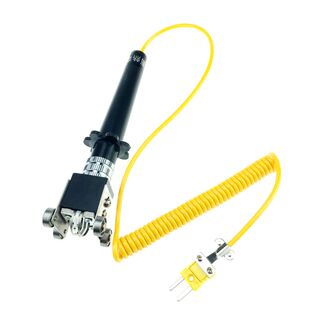 表面滚轮式热电偶K型WRNM-101四轮滑轮测温仪探头轴承测温探头
