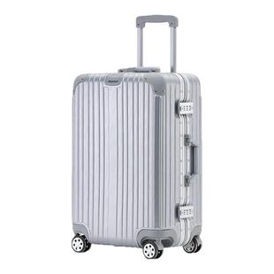 镁铝合金20寸行李箱学生拉杆箱男万向轮旅行箱登机箱防刮耐磨箱子