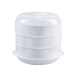 微波炉加热专用容器碗蒸笼器皿食品级蒸米饭热饭盒耐高温塑料蒸盘