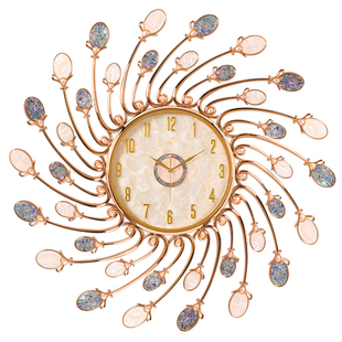 2026新款欧式轻奢挂钟客厅挂墙大气时钟表高级感艺术装饰家用挂表