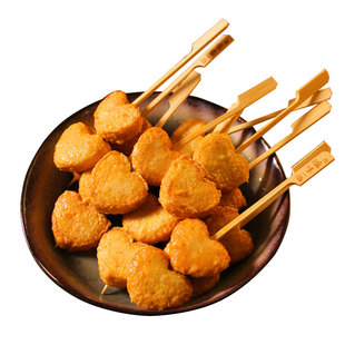 小鱼串10串黄鱼形 关东煮食材日韩煮物萝卜立圆竹轮香肠墨鱼