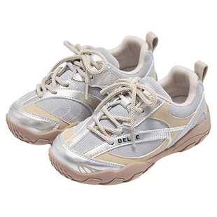 百丽童鞋儿童运动鞋2025秋季新款大童户外徒步登山暴走男童跑步鞋