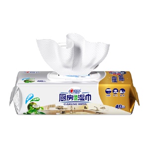 心相印厨房湿巾湿巾纸清洁去油污抽取式厨房专用湿纸巾