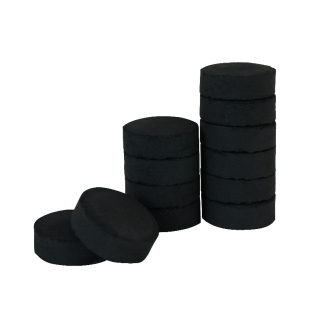 速燃碳烧烤炭家用无烟果木炭户外引火木炭水烟熏香助燃围炉煮茶碳