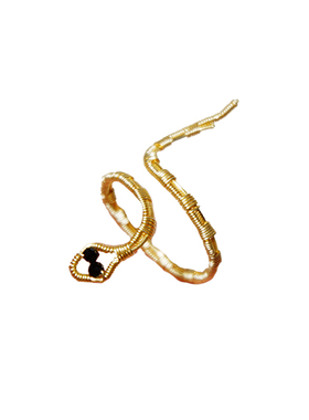 新品绕线可爱小动物蛇UNELGE戒指