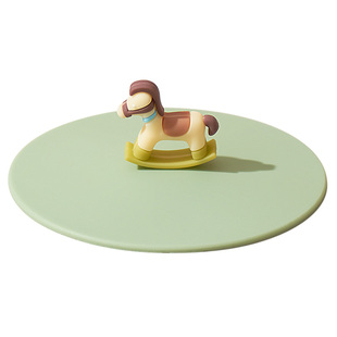 食品级硅胶杯盖通用防尘马克杯玻璃水杯陶瓷茶杯子配件单卖大盖子