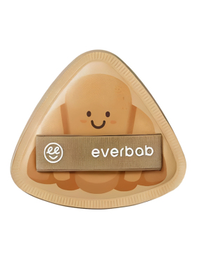 everbab艾蓓拉胖三角可颂XL粉扑