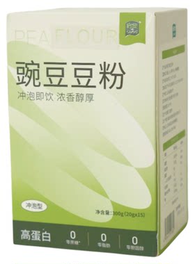 双塔启伴豌豆豆粉300g植物蛋白运动营养素食健身饮料食品级
