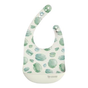 英国Qlittle硅胶围兜婴儿童吃饭超软防水围嘴宝宝小孩喂辅食饭兜