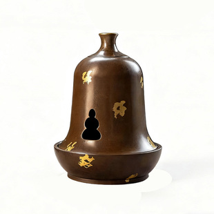 钟鼎香薰炉全铜家用室内盘香炉苏工仿古檀香炉高级感茶道创意摆件