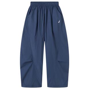 【轻氧防晒裤】NAUTICA/诺帝卡童装男女童夏季长裤休闲户外工装裤
