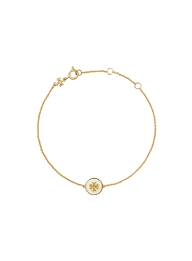TORY BURCH 汤丽柏琦 KIRA 双T LOGO吊坠手链 90284